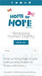 Mobile Screenshot of hopehome.org.za